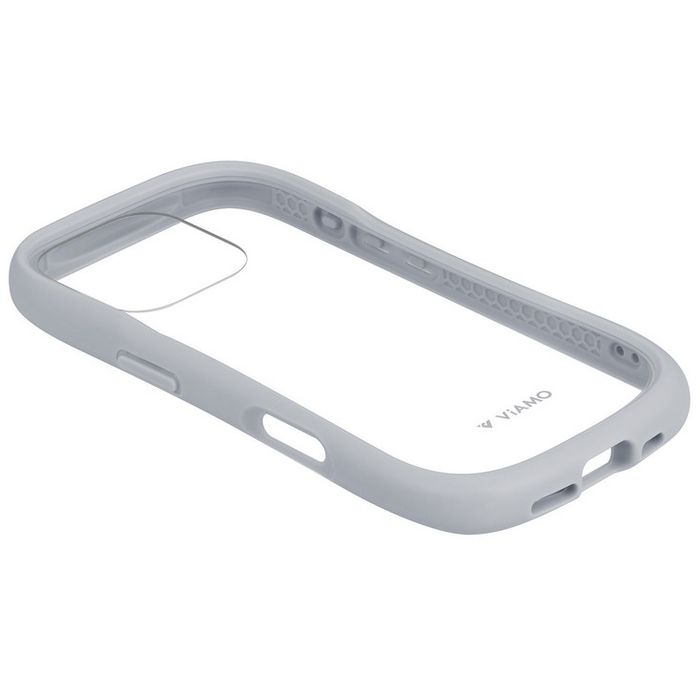 iPhone 16 Pro 耐傷・耐衝撃ハイブリッドケース 「ViAMO freely」 ライトグレー LEPLUS NEXT LN-IP24VMFLGY 3