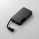 【沖縄・離島配送不可】【代引不可】外付けSSD ポータブル USB3.2(Gen2) Type-C ケーブル一体型 500GB ブラック エレコム ESD-EP...