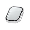 【代引不可】Apple Watch 42mm フルカバーケース プレミアムガラス ゴリラ 高透明 クリア エレコム AW-24BFCGOCR