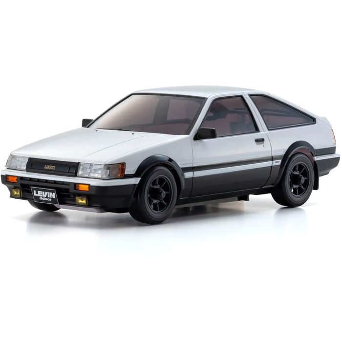 【沖縄・離島配送不可】ミニッツAWD トヨタ カローラレビン AE86 ホワイト/ブラック 京商 32641WBK