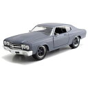 Jada Toys 1/24 F&F ドミニク シェビー シェベル SS マットグレー 京商 JADA97835