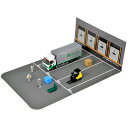 トラックコレクション 物流現場トラックセットD センコー トミーテック 4543736331315