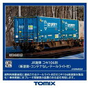HOゲージ 鉄道模型 コキ106形(新塗装・コンテナなし・テールライト付) トミーテック HO-744
