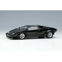 【沖縄・離島配送不可】EIDOLON 1/43 Lamborghini Countach LP5000 QV 1988 ブラック メイクアップ EM652B