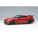【沖縄・離島配送不可】EIDOLON 1/43 NISSAN GT-R NISMO 2024 バイブラントレッド メイクアップ EM685E
