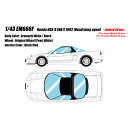 【沖縄・離島配送不可】限定 1/43 EIDOLON ホンダ NSX-R (NA1) 1992 ヘッドランプオープン グランプリホワイト ミニカー 模型 メイク...