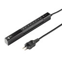 【代引不可】回転タップ(AC4個口+Type-C+USB-A・PD20W・ブラック) サンワサプライ TAP-B113UC-2BK(2)
