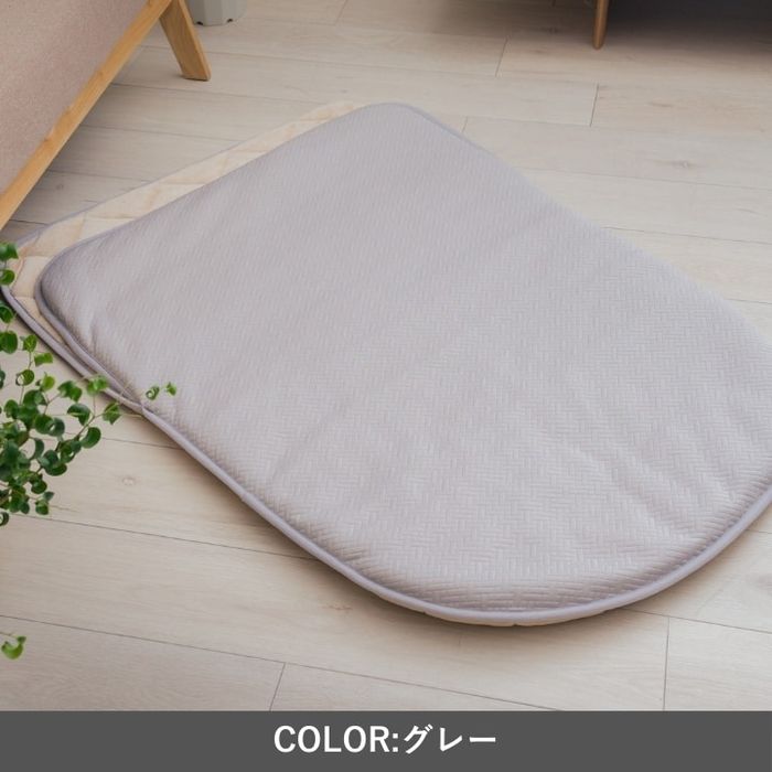 【代引不可】ポケットこたつ『メイク』 80×120cm グレー IKEHIKO 1173031137899 [2]