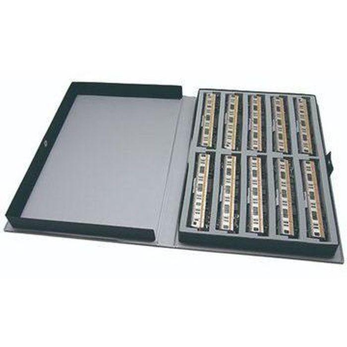 Nゲージ 鉄道模型 10両用車両ケースB [シルバー] 四八 CS-503