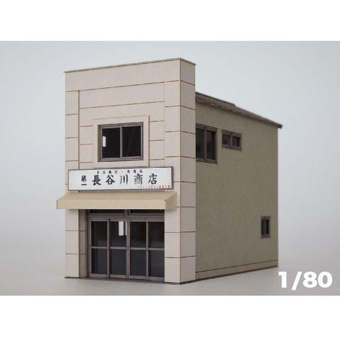 HOゲージ 鉄道模型 1/80 商店A 梅桜堂 ST-028-80C