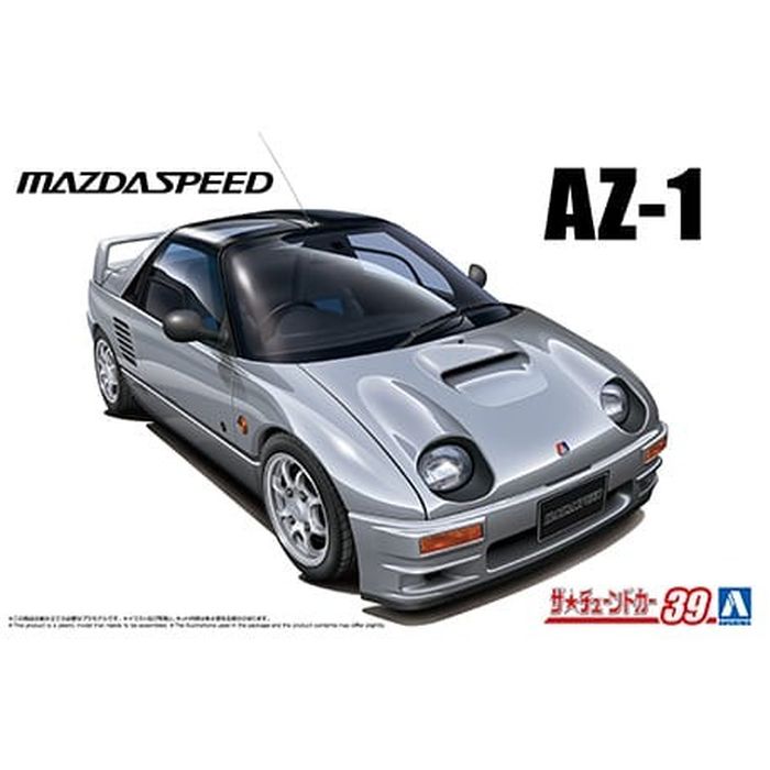 SEARCH WORD：車 模型 カスタム MAZDA アオシマ AOSHIMA 青島 模型 プラモデル 玩具 おもちゃ コレクション ホビー 趣味 工作 組立 組み立て商品概要：マツダスピードのライトウェイトスポーツですバブル景気真っ只中の1989年に開催された、第28回東京モーターショーへ出品されたコンセプトカー「AZ550Sports」が大きな反響を呼び、これを市販する形で1992年に登場したのがAZ-1です、軽自動車ながらスーパーカーを彷彿とさせる脅威のスペックで誕生したAZ-1は、同時期に発売されたHonda ビート・スズキ カプチーノらと、その頭文字を合わせて「ABCトリオ」とも呼ばれ愛され続け、登場から四半世紀経過した現在でも中古車価格は高い相場を維持しています。商品仕様：■メーカー：アオシマ■JANコード：4905083069301■商品名：ザ・チューンドカー No.39 1/24 マツダスピード PG6SA AZ-1 '92 (マツダ) プラモデル■型番：6930■商品情報：シリーズ:No.39・サイズ:1/24・カテゴリー:マツダ プラモデル 車・ブランド:アオシマ・■商品詳細：・フロントスポイラー・ボンネット・リアウイング・マフラー・ボルクレーシングTE37ホイール＆純正ホイール・窓枠シール付属※掲載されている画像は試作品です。■ご注意：※プラモデル製品は組み立てが必要です。工具等はお客様でご用意下さい。※製品の仕様や価格は予告なく変更する場合があります。※掲載している画像は、実際の製品と一部異なる場合があります。※製品のパッケージ（外箱やスリーブ等）は本体を保護する目的となり、運搬におけるダメージについては不良交換の対象外となります。※新製品は発売日が変動する場合があります。※商品概要、仕様、サービス内容及び企業情報などは商品発表時点のものです。※最新の情報に関しましては、メーカーサイトをご覧ください。※発売前予約商品についてはメーカーの商品製造数により納期が遅れる場合やご注文キャンセルをお願いする場合がございます。
