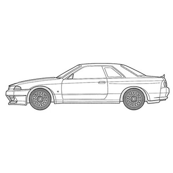 湾岸-3 1/24 湾岸ミッドナイトシリーズ No.3 日産 スカイライン GT-R(R32)零奈 フジミ模型 4968728172002