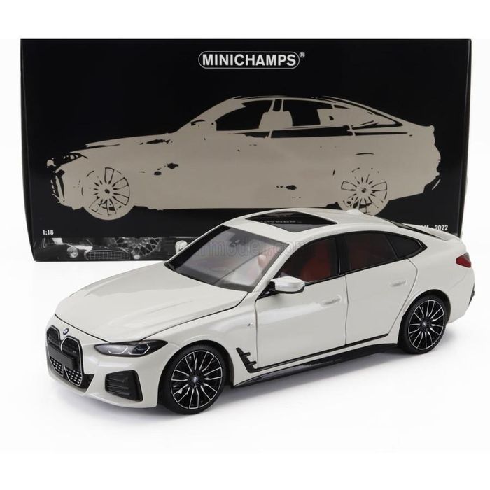 【沖縄・離島配送不可】MINICHAMPS 1/18 BMW i4 M50 2022 ミネラルホワイト 京商 110023011