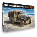 AKインタラクティブ 1/35 イスラエル国防軍 IDF パワーワゴン WM300 カーゴトラック ウインチ装備タイプ プラッツ AK35020