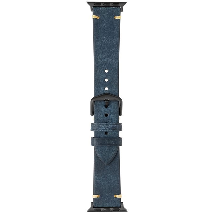 Apple Watch 38/40/41/42mm 밴드 [CORVIN] 빈티지 가죽 밴드 네이비 LEPLUS NEXT LN-AW41B33NV