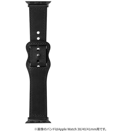 Apple Watch 42(Series 1,2,3)/44/45/46/49mm バンド 「CORVIN」 シンプルレザーバンド ブラック LEPLUS NEXT LN-AW49B15BK Apple Watch 42(Series 1,2,3)/44/45/46/49mm バンド 「CORVIN」 シンプルレザーバンド ブラック LEPLUS NEXT LN-AW49B15BK