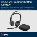 【沖縄・離島配送不可】【代引不可】Poly Blackwire 5220 USB-C+USB-A 変換アダプタ付 両耳 有線モデル ノイズキャンセリングマイク搭...