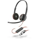 【代引不可】Poly Blackwire 3220 USB-C 黒 +C/A(B) 日本HP 8X2J9A6