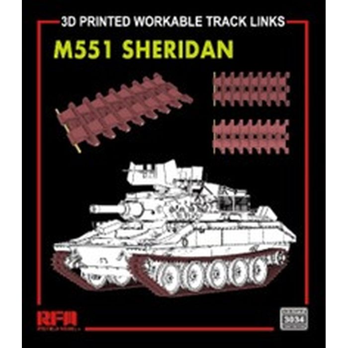 1/35 M551 シェリダン用可動式履帯 (3Dプリンター製) ビーバーコーポレーション RFM3034
