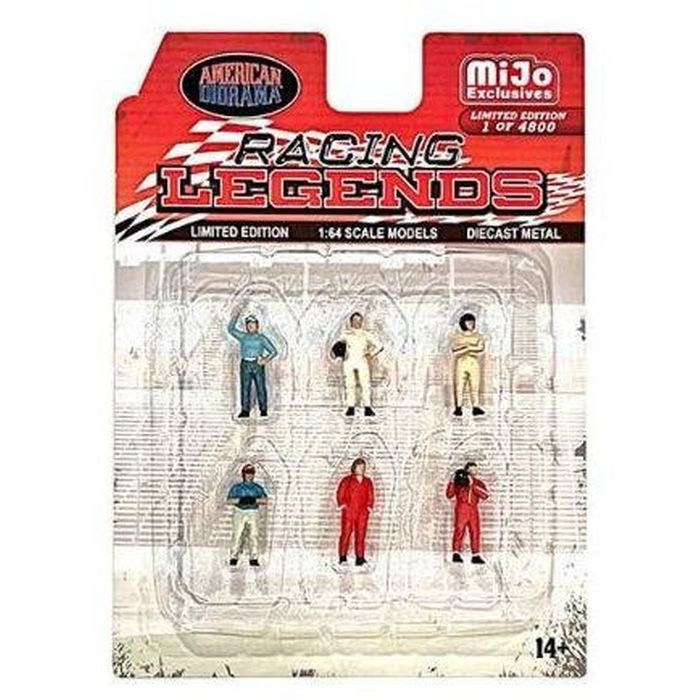 ターマックワークス 1/64 Figure Set - Racing Legends ティーケー・プランニング AD-76503MJ