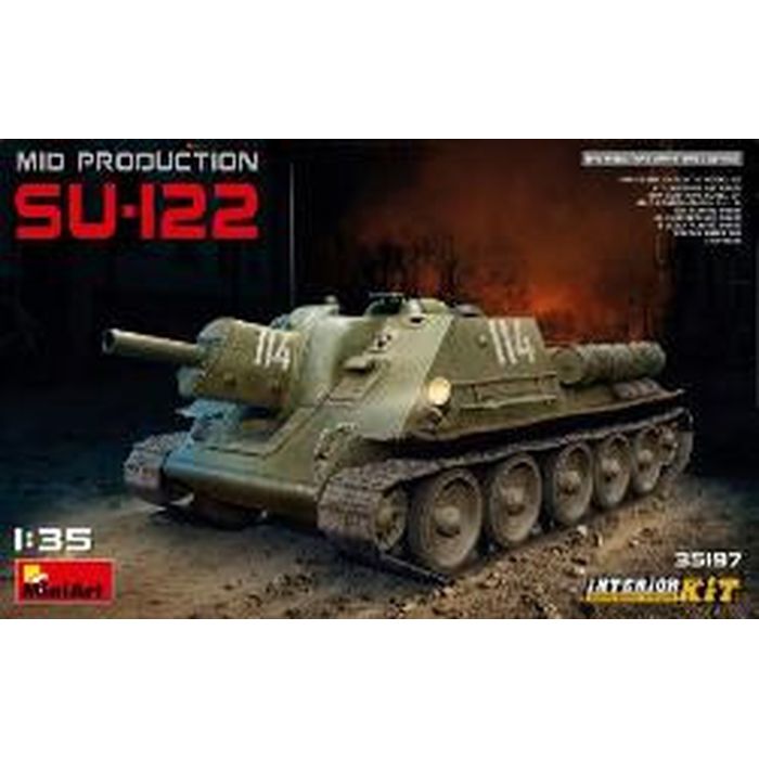 樂天商城 - SU-122中期生産型フルインテリア（内部再現） プラモデル 模型 ホビー GSIクレオス 4820183310798