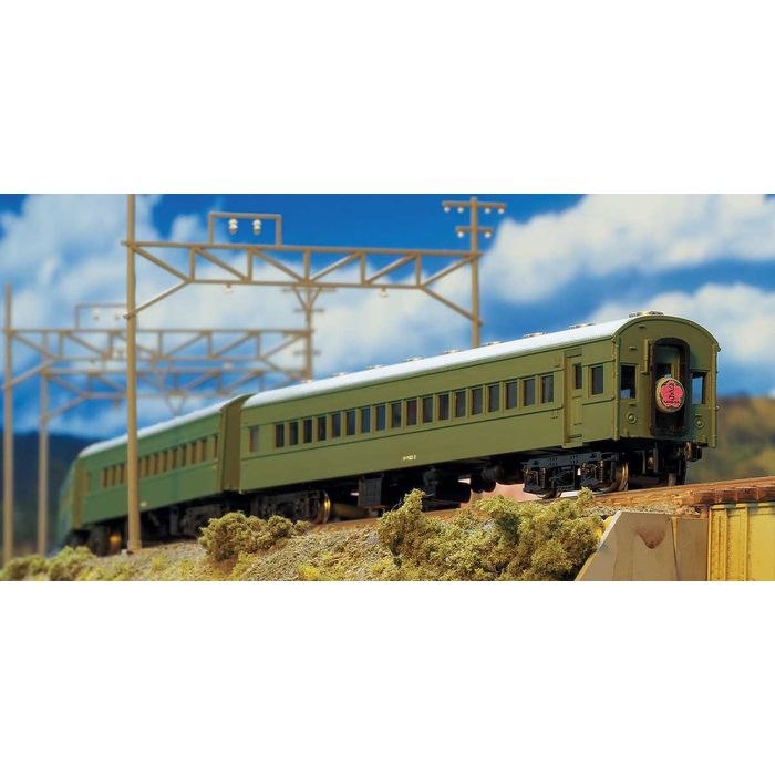 Nゲージ 鉄道模型 着色済み スハ44系特急 さくら 増結6両セット 青大将色 組立 エコノミーキット 塗装済 グリーンマックス 19502