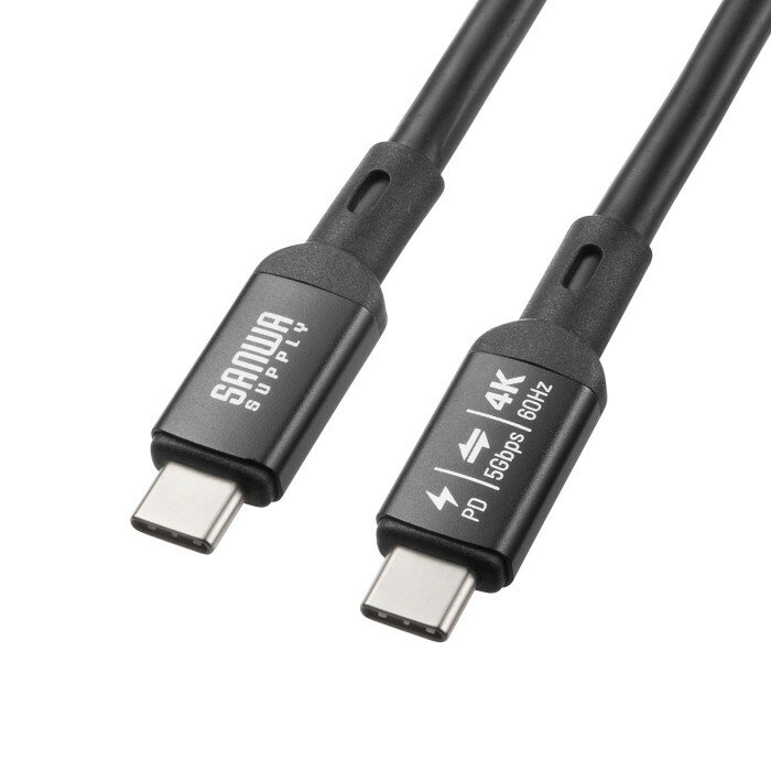 【沖縄・離島配送不可】【代引不可】USB5Gbps Type-Cケーブル(PD75W・DP Altモード対応・7m) サンワサ..