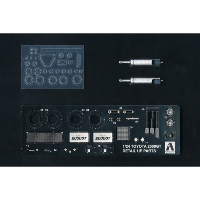 1/24 ザ・モデルカー ディテールアップパーツ TMC-01 トヨタ TOYOTA MF10 2000GT 1969 アオシマ 4905083057308