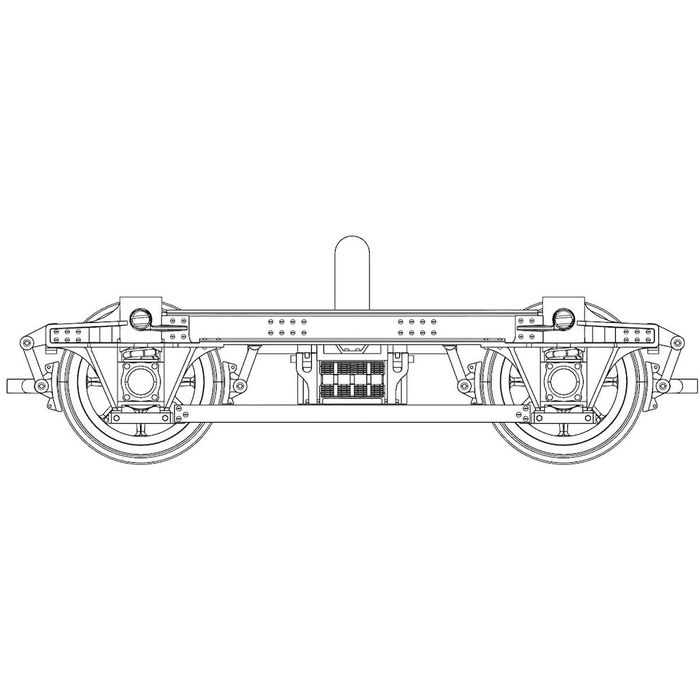 1/80 台車TR23(一両分・スポーク車輪) ドーファン TW-TR23