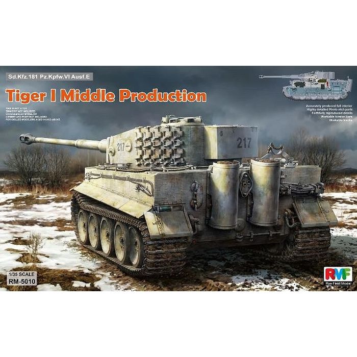 【沖縄・離島配送不可】ライフィールドモデル1/35 タイガーI 重戦車 中期型 フルインテリア プラ ...