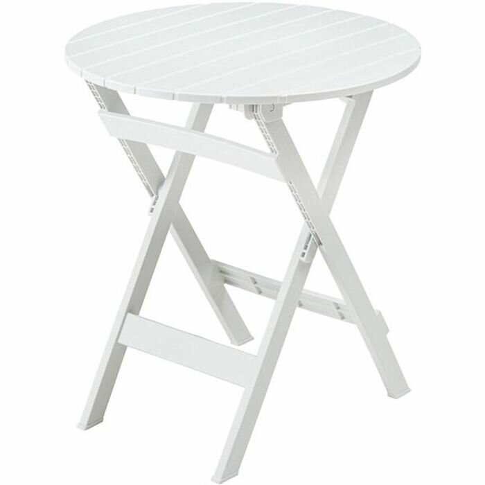 【北海道・沖縄・離島配送不可】【代引不可】フォールディングテーブル ABS樹脂 ポリプロピレン 完成品 ホワイト 東谷 PT-842WH
