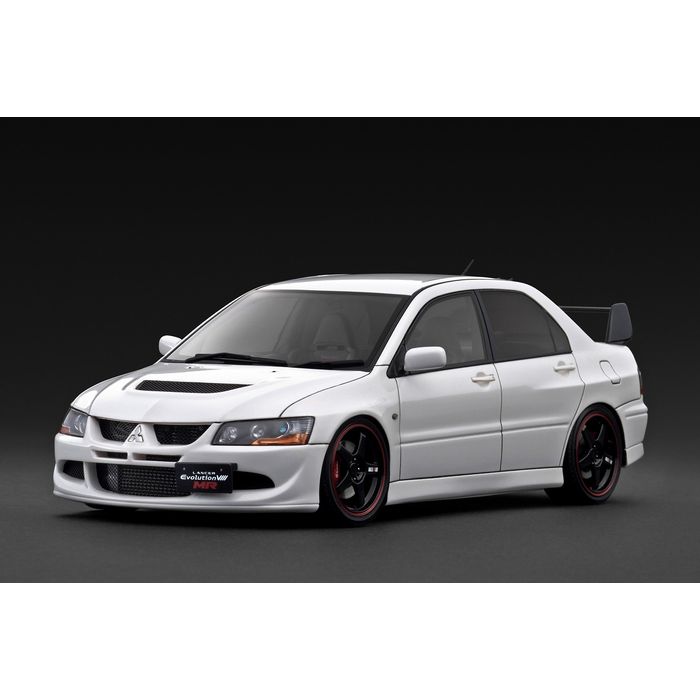 【沖縄・離島配送不可】ignition model Mitsubishi Lancer EvolutionVIII MR (CT9A）White (1/18スケール) ティーケー・カンパニー IG3836
