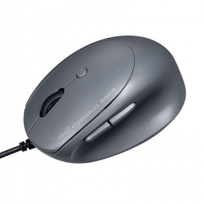 抗菌静音有線エルゴノミクスマウス サンワサプライ MA-EYBS522BK