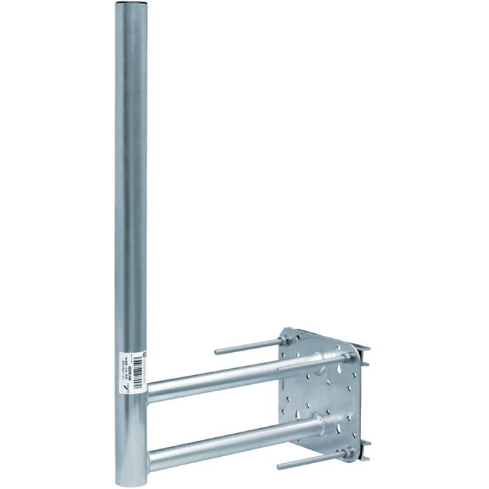 SEARCH WORD：ELECOM エレコム テレビ アクセサリー 4975584403553 MV30ZM ベランダ用取付金具(UHF平面、BS・CSアンテナ用)商品概要：格子、壁面、鋼管柱用、ベランダ取付金具です。UHF平面アンテナ、BS・CSアンテナ用です。長尺マストなので家庭用衛星アンテナと平面アンテナの両方を設置することができます。商品仕様：■メーカー：エレコム■JANコード：4975584403553■商品名：ベランダ用取付金具(UHF平面、BS・CSアンテナ用)■型番：MV30ZM■特徴：◯格子・壁面・鋼管柱にも付けられるアンテナ取付金具。 ◯豪雨や強風などにも耐えられる耐風速50m/sの強度です。 ◯溶融亜鉛メッキ鋼塗装処理で錆にも強い塗装です。 ◯平面アンテナとBSアンテナを一緒に取り付けられるマスト一体型です。 ◯マスト径はφ38mm。50形までの衛星アンテナ設置が可能です。■仕様：◯適合アンテナ径：45形、50形 ◯マスト：φ38mm×583mm ◯最大取り付け幅：115mm ◯材質：鋼板 溶融亜鉛メッキ ◯質量：3.0kg■カラー：-■ご注意事項：商品画像はイメージです。色の濃淡は現物と異なる場合がございます。商品の色、配色、デザイン、仕様などは予告なく変更となる場合がございます。ご了承下さい。※商品概要、仕様、サービス内容及び企業情報などは商品発表時点のものです。※最新の情報に関しましては、メーカーサイトをご覧ください。※発売前予約商品についてはメーカーの商品製造数により納期が遅れる場合やご注文キャンセルをお願いする場合がございます。