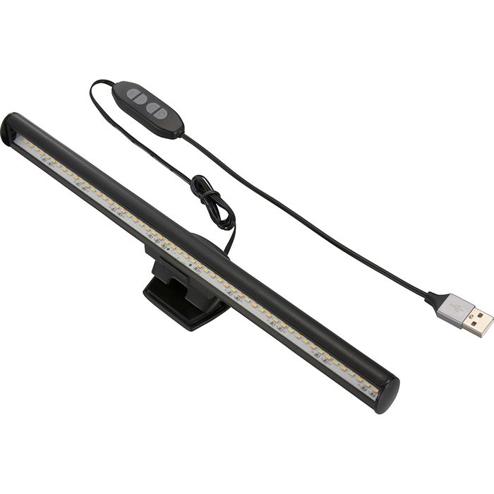 SEARCH WORD：OHM OA-SML01-K 4971275136236 モニターLEDライト クリップ式 5W 調光10段階 調色3段階 USB Type-A給電 商品概要：メーカー：オーム｜モニターLEDライト(クリップ式/5W/調光10段階/調色3段階/USB Type-A給電)です。商品仕様：■メーカー：OHM■JANコード：4971275136236■商品名：モニターLEDライト(クリップ式/5W/調光10段階/調色3段階/USB Type-A給電)■型番：OA-SML01-K■特長・仕様：◯厚さ10mmまでのモニターに対応 ◯クリップ式で簡単設置 ◯10段階（約100～10％）調光、3段階（電球色/白色/昼光色）調色機能付き ◯90°角度調節可能 ◯USB給電（Type-A） ◯ウェブカメラが隠れない設計 ◯コントローラー、収納ポーチ付仕様 □材質：ABS □製品サイズ：（約）幅260×高さ50×奥行43mm □質量：約81g □LED個数：白色LED27個、暖色LED27個（交換不可） □定格消費電力：5W □定格入力：5V/1A（USBより給電） □色温度：約3000K/4400K/6400K □平均演色評価数：Ra86（最大） □内容物：本体（USBケーブル約550mm）、収納ポーチ、保証書付取扱説明書【ご注意】※USB3.0以上またはDC5V/1A以上のUSB充電器の使用を推奨します ※モニター先端部の形状によっては設置が不安定になることがあります ■ご注意事項：※ 掲載写真は表記サイズと異なる場合がございます。※ 画面上のカラーはご使用ブラウザやモニターの設定により、実物とは若干異なる場合がございます。あらかじめご了承の上、ご注文をお願いいたします。※商品概要、仕様、サービス内容及び企業情報などは商品発表時点のものです。※最新の情報に関しましては、メーカーサイトをご覧ください。※発売前予約商品についてはメーカーの商品製造数により納期が遅れる場合やご注文キャンセルをお願いする場合がございます。