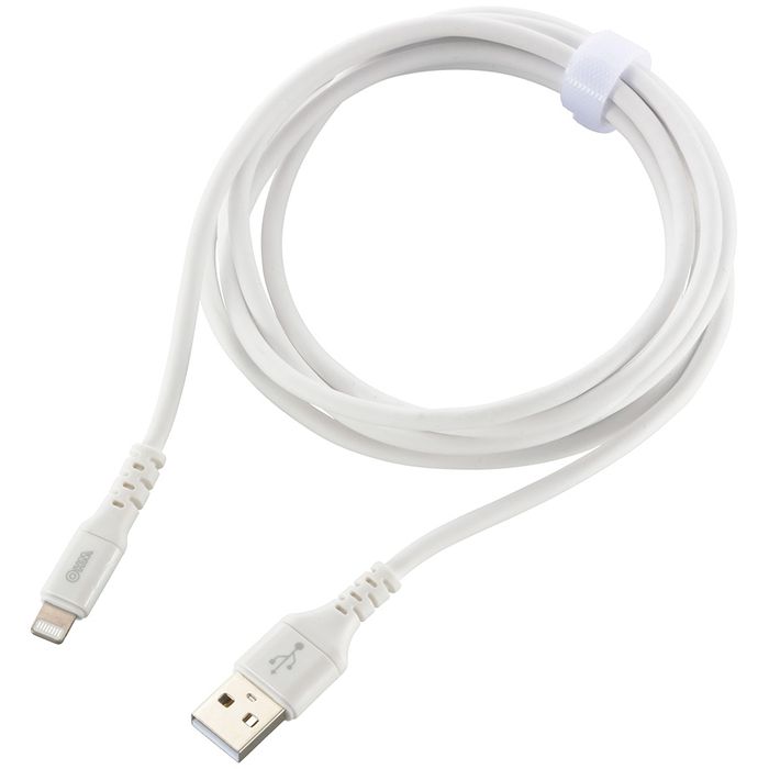 SEARCH WORD：OHM SIP-L20DAL-W 4971275173491 やわらかケーブル 2m USB Type-Ato Lightning 5V・3A対応 ホワイト 商品概要：メーカー：オーム｜やわらかケーブル(2m/USB Type-Ato Lightning/5V・3A対応/ホワイト)です。商品仕様：■メーカー：OHM■JANコード：4971275173491■商品名：やわらかケーブル(2m/USB Type-Ato Lightning/5V・3A対応/ホワイト)■型番：SIP-L20DAL-W■特長・仕様：◯高出力で高速充電、5V/3A対応の屈曲に強く、やわらかな手触りのケーブル ◯コンパクト設計・断線に強い ◯当社従来品より約2倍の耐久性 ◯正規認証品（MadeforiPhone／iPad／iPod） ◯結束バンド付属 ◯本体カラーはホワイト仕様 □USBType-AtoLightning（充電・データ転送用） □出力：最大5V/3A □対応機種：・iPhone…iPhone14ProMax、iPhone14Pro、iPhone14Plus、iPhone14、iPhone13ProMax、iPhone13Pro、iPhone13、iPhone13mini、iPhone12ProMax、iPhone12Pro、iPhone12、iPhone12mini、iPhoneSE（2ndgeneration）、iPhone11ProMax、iPhone11Pro、iPhone11、iPhoneXSMax、iPhoneXS、iPhoneXR、iPhoneX、iPhone8Plus、iPhone8、iPhone7Plus、iPhone7、iPhoneSE、iPhone6sPlus、iPhone6s、iPhone6Plus、iPhone6、iPhone5s・iPad…iPadPro12.9-inch（2ndgeneration）、iPadPro12.9-inch（1stgeneration）、iPadPro10.5-inch、iPadPro9.7-inch、iPadAir（3rdgeneration）、iPadAir2,iPadAir、iPadmini（5thgeneration）、iPadmini4、iPadmini3、iPadmini2、iPad（9thgeneration）、iPad（8thgeneration）、iPad（7thgeneration）、iPad（6thgeneration）、iPad（5thgeneration） □ケーブル長：2m【ご注意】※本製品に外部から圧力がかかる状態では使用しないでください ※本製品を水気のある場所、高温多湿の場所、ほこりの多い場所などでは使用しないでください ※本製品で接続された機器が正常に動作しない、またはしなくなった場合は、すぐに使用を中止してください ※iPad、iPadminiで使用する場合、一部を除きパソコンから充電できません また、USBポート付きの充電器と接続し、家庭用コンセントから充電できます ■ご注意事項：※ 掲載写真は表記サイズと異なる場合がございます。※ 画面上のカラーはご使用ブラウザやモニターの設定により、実物とは若干異なる場合がございます。あらかじめご了承の上、ご注文をお願いいたします。※商品概要、仕様、サービス内容及び企業情報などは商品発表時点のものです。※最新の情報に関しましては、メーカーサイトをご覧ください。※発売前予約商品についてはメーカーの商品製造数により納期が遅れる場合やご注文キャンセルをお願いする場合がございます。