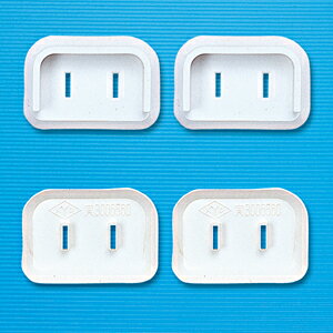 【代引不可】【サンワサプライ SANWA SUPPLY】プラグ安全カバー(2P：L型用、4個入り) 製品型番：TAP-PSC2N