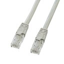 【代引不可】【サンワサプライ SANWA SUPPLY】 カテゴリ6UTPクロスケーブル(10m・ライトグレー) 製品型番:KB-T6L-10CK(2)