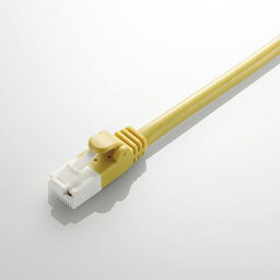 【代引不可】Cat6対応ツメ折れ防止LANケーブル　2m　イエロー エレコム LD-GPT/Y2/RS