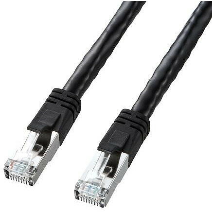 【代引不可】【サンワサプライ SANWA SUPPLY】PoE CAT6【LANケーブル】(10m) 製品型番：KB-T6POE-10BK