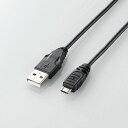 【代引不可】エレコム MicroUSB(AMicroB)ケーブル PS4用/1m/ブラック GM-U2CAMB10BK