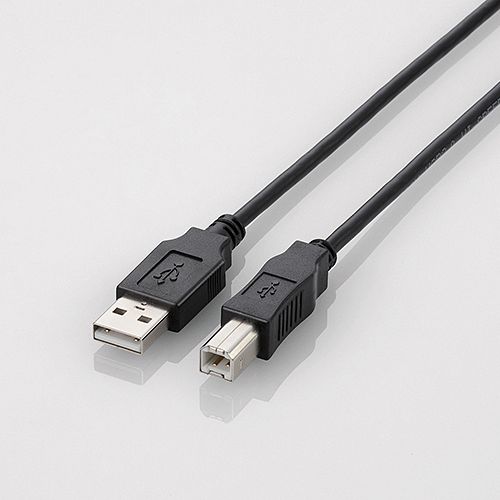 【あす楽】【代引不可】エレコム USB2.0ケーブル/2.0m/ブラック U2C-BN20BK