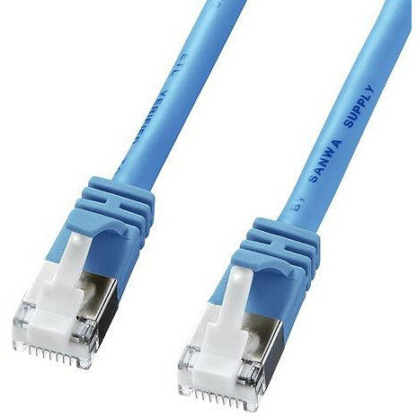 【代引不可】サンワサプライ ツメ折れ防止カテゴリ5eSTPLANケーブル KB-STPTS-03BL