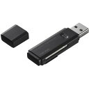 サンワサプライ USB2.0カードリーダーブラック ADR-MSDU2BK その1