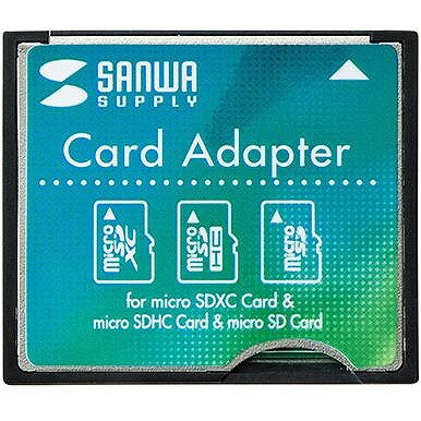 【代引不可】サンワサプライ microSD用CF変換アダプタ ADR-MCCF 【代引不可】サンワサプライ microSD用CF変換アダプタ ADR-MCCF