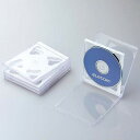 【代引不可】エレコム Blu-ray/DVD/CDケース(標準/PS/2枚収納)/ホワイト CCD-JSCNW5WH