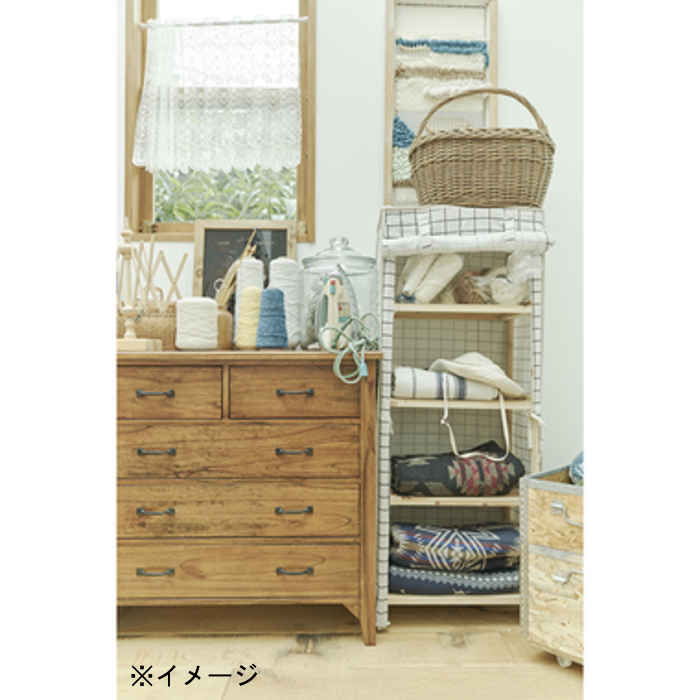 【北海道・沖縄・離島配送不可】【代引不可】チェスト 木製チェスト 天然木 衣類収納 洋服収納 タンス 箪笥 アンティーク風 ヴィンテージ風 ティンバー 東谷 PM-307 [3]