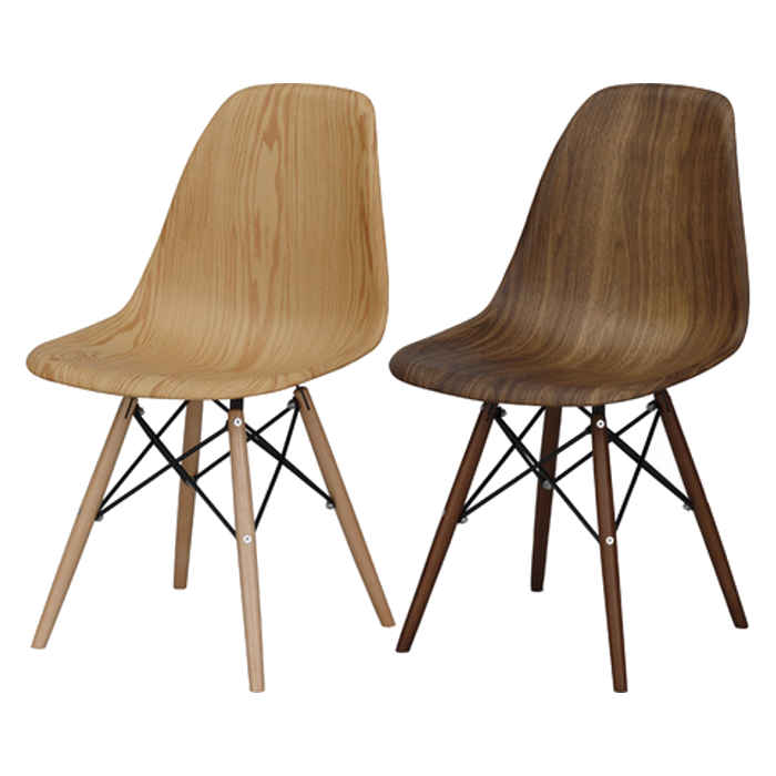 【北海道・沖縄・離島配送不可】【代引不可】ダイニングチェア チェア 椅子 ABS樹脂 天然木 スチール 背もたれ有 食卓椅子 デザイナーズ風 組立式 東谷 CL-894