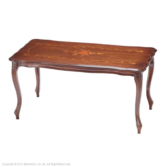 【北海道・沖縄・離島配送不可】【代引不可】コーヒーテーブル 幅100cm センターテーブル イタリア直輸入家具 ヨーロピアン アンティーク風 イタリア製 高級感...