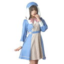 コスチューム ブリティッシュバニー キャンパスブルーレディ-ス うさぎ たれ耳 帽子 リボン ボレロ ワンピース ギンガムチェック 英国風 パーティー コスプレ 衣装 仮装 クリアストーン 4560320906001